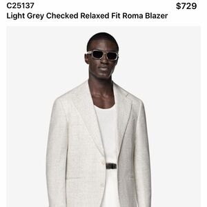 Suitsupply Off-White Lightweight Jacket